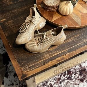 Steve Madden Tan Athletic Shoes